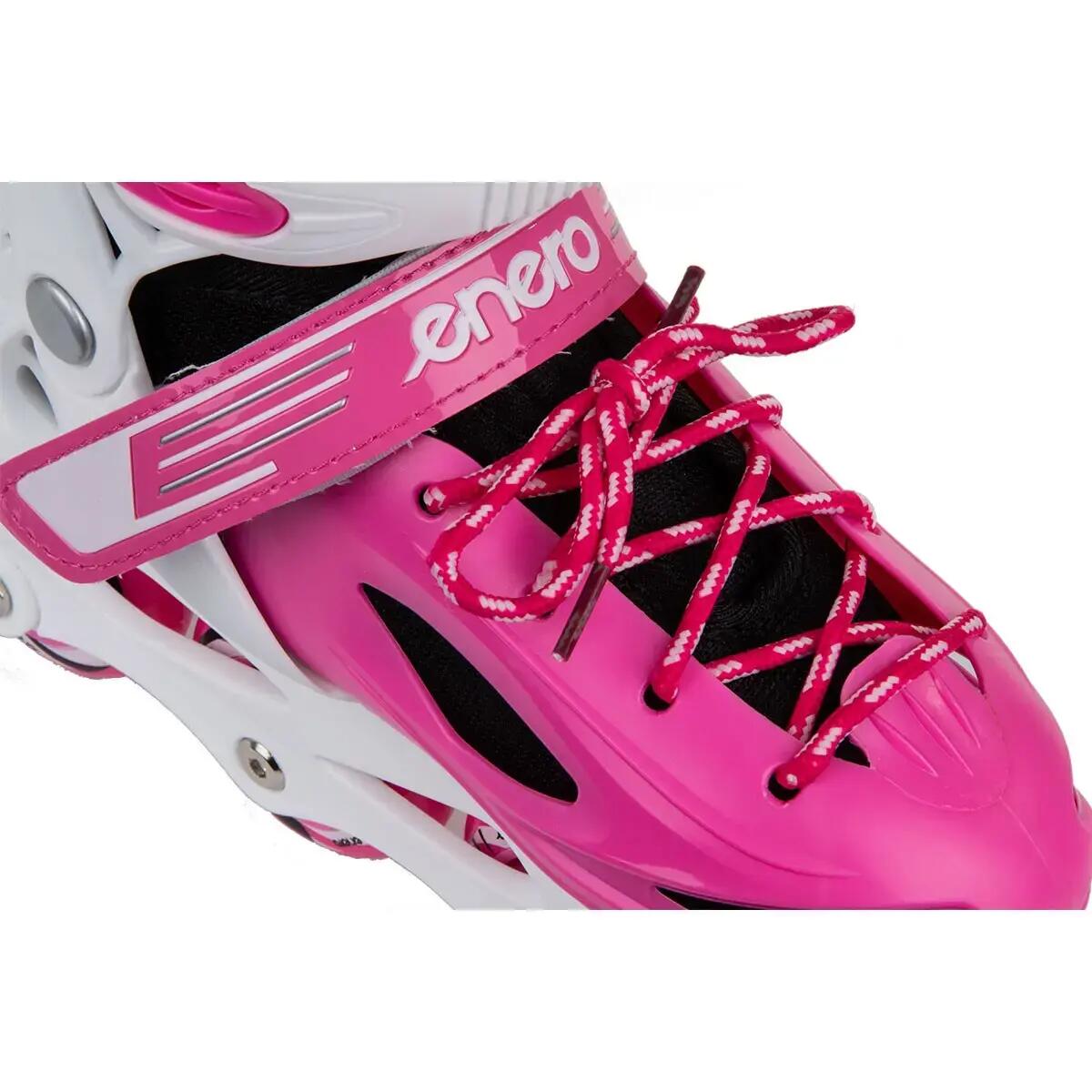 Kinder Inlineskates atmungsaktiv - Enero 3 Skate, pink 6/7