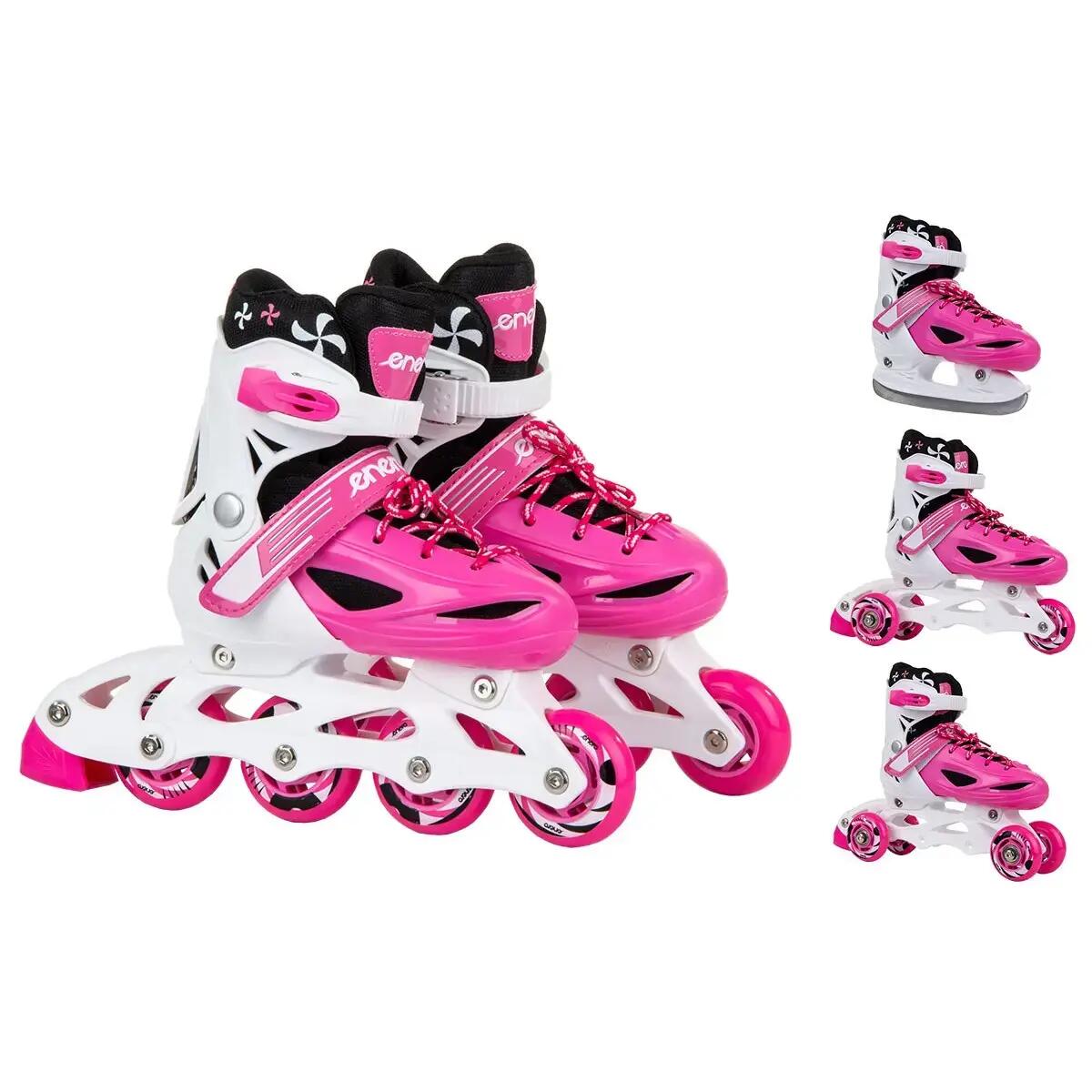Kinder Inlineskates atmungsaktiv - Enero 3 Skate, pink 7/7