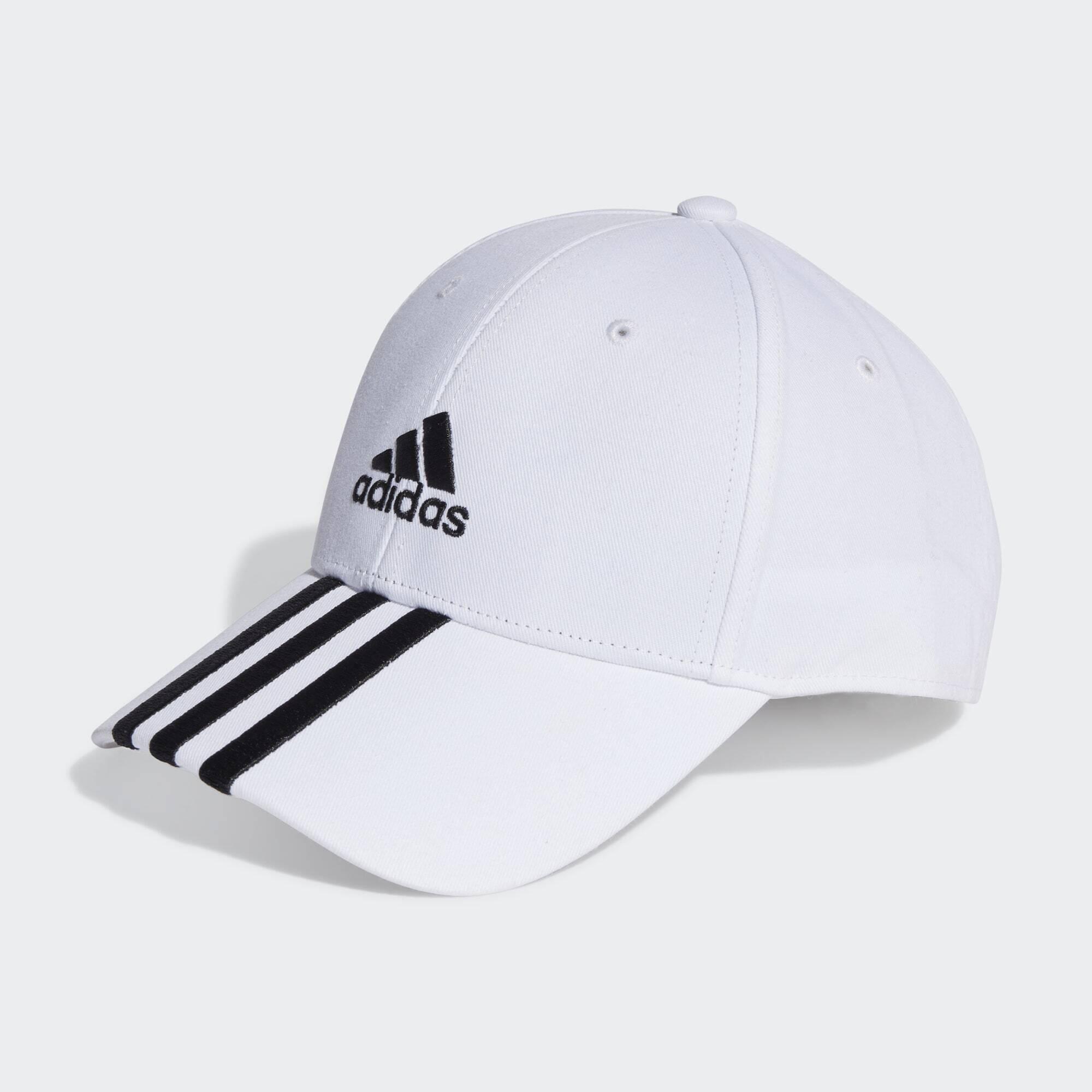 3-Stripes Cotton Twill Baseball Cap 2/6