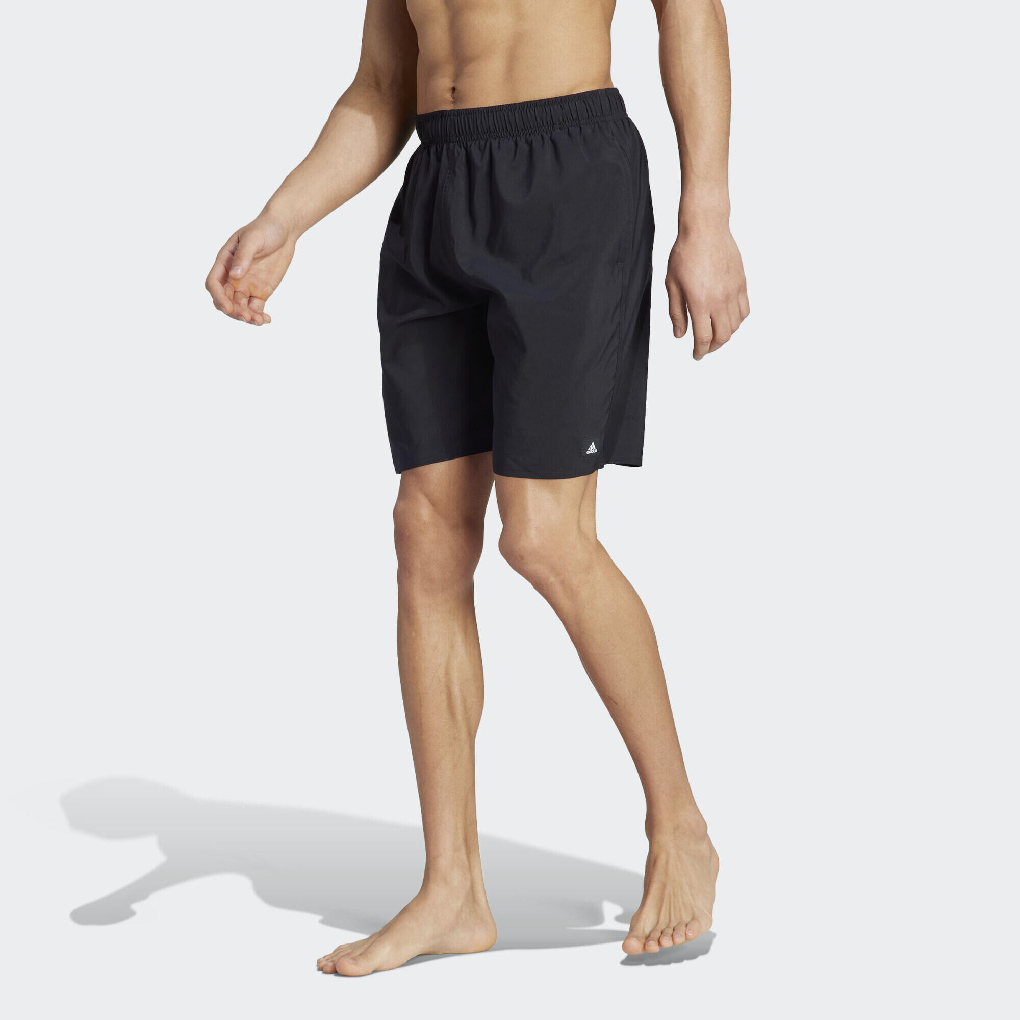 ADIDAS Solid CLX Classic-Length Swim Shorts