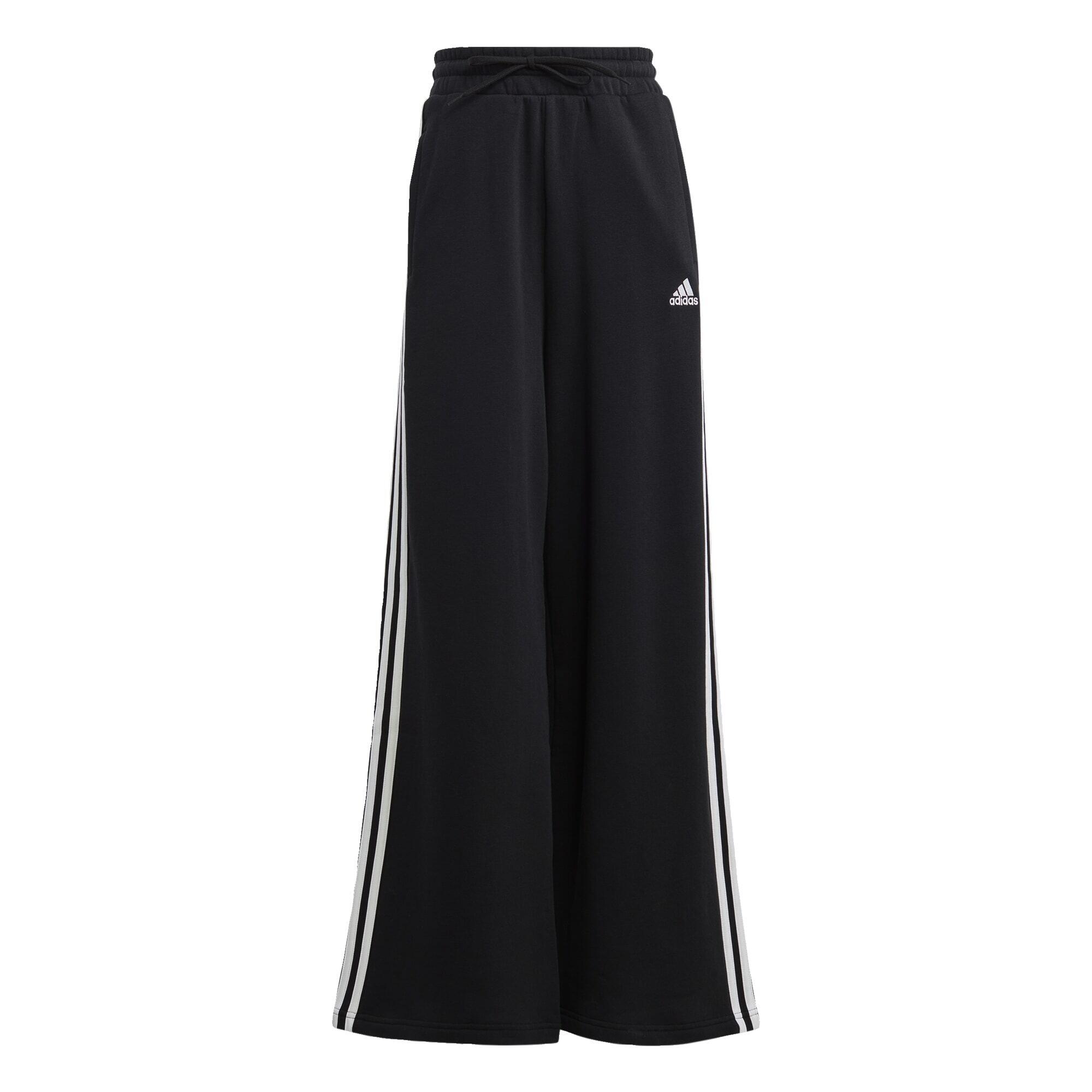 Essentials 3-Stripes French Terry Wide Pants 2/5