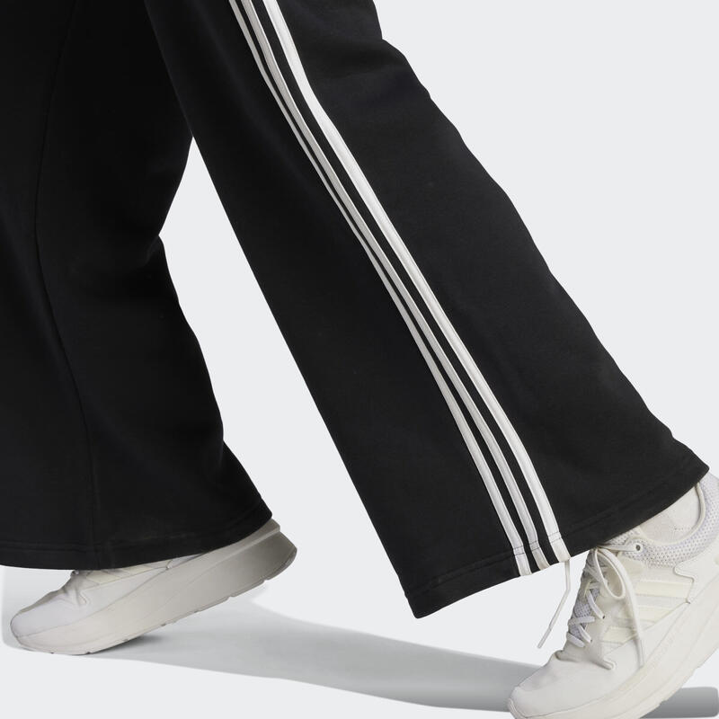 Pantaloni Essentials 3-Stripes French Terry Wide