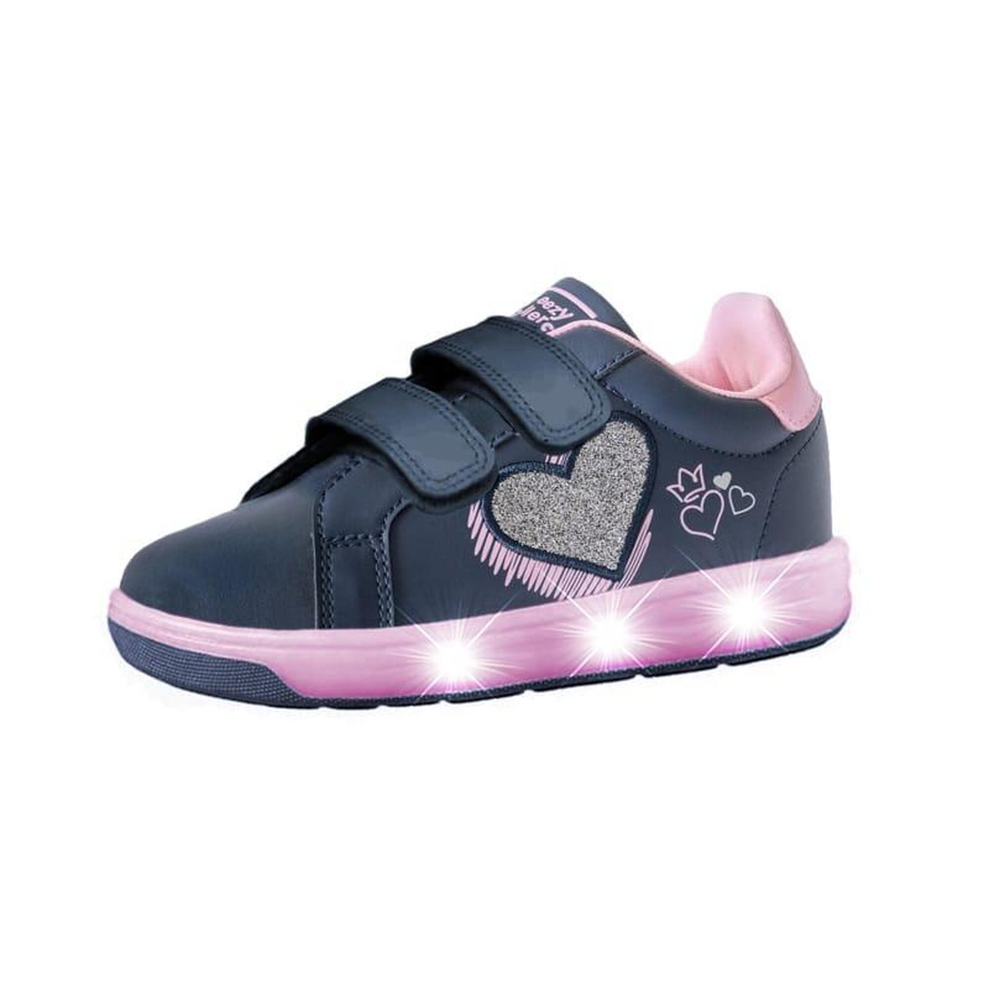 Zapatillas con Ruedas LED niños Breezy Rollers 2196111 cinta autoadherente gris