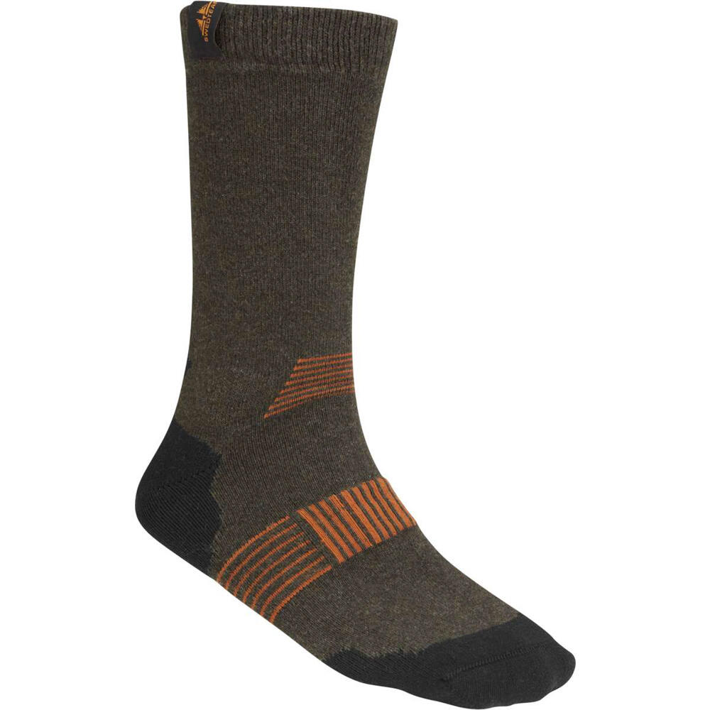SWEDTEAM Calcetines de Caza de Swedteam Hunter Tech Verde de Lana.