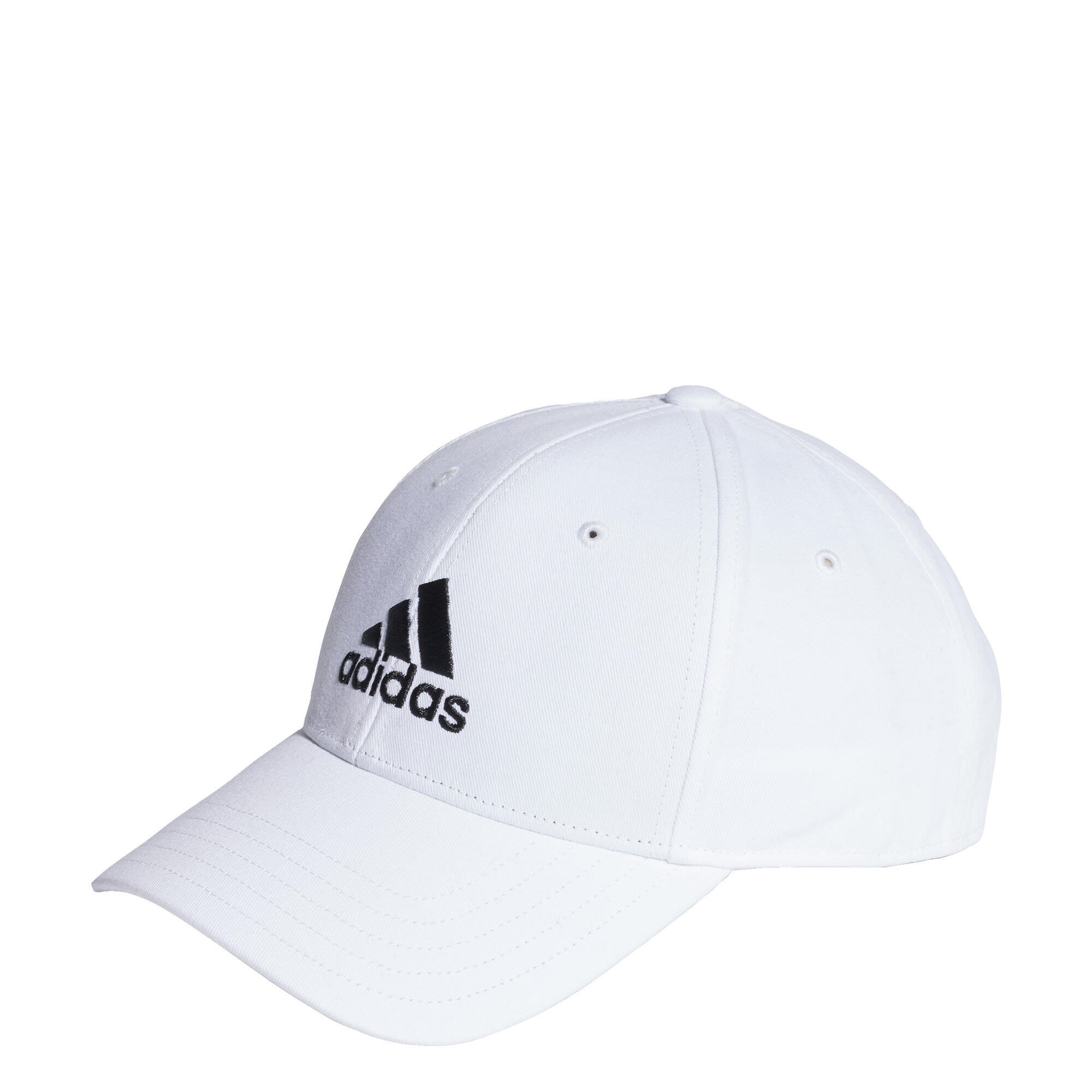 Adidas - Casquette Baseball Sergé Coton - Casquette - Blanc|noir - S - Decathlon