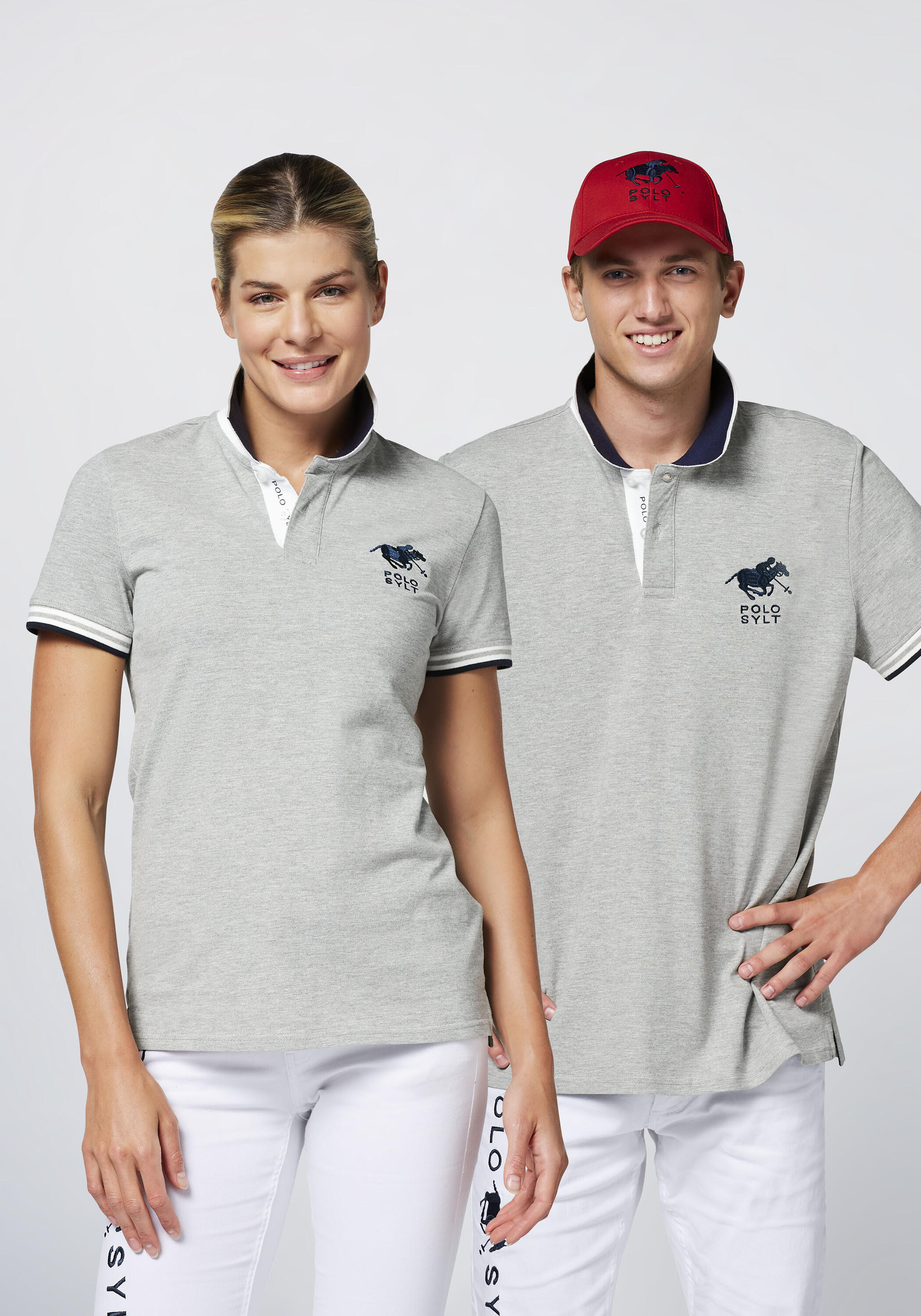 Poloshirt mit Kontrast-Akzenten