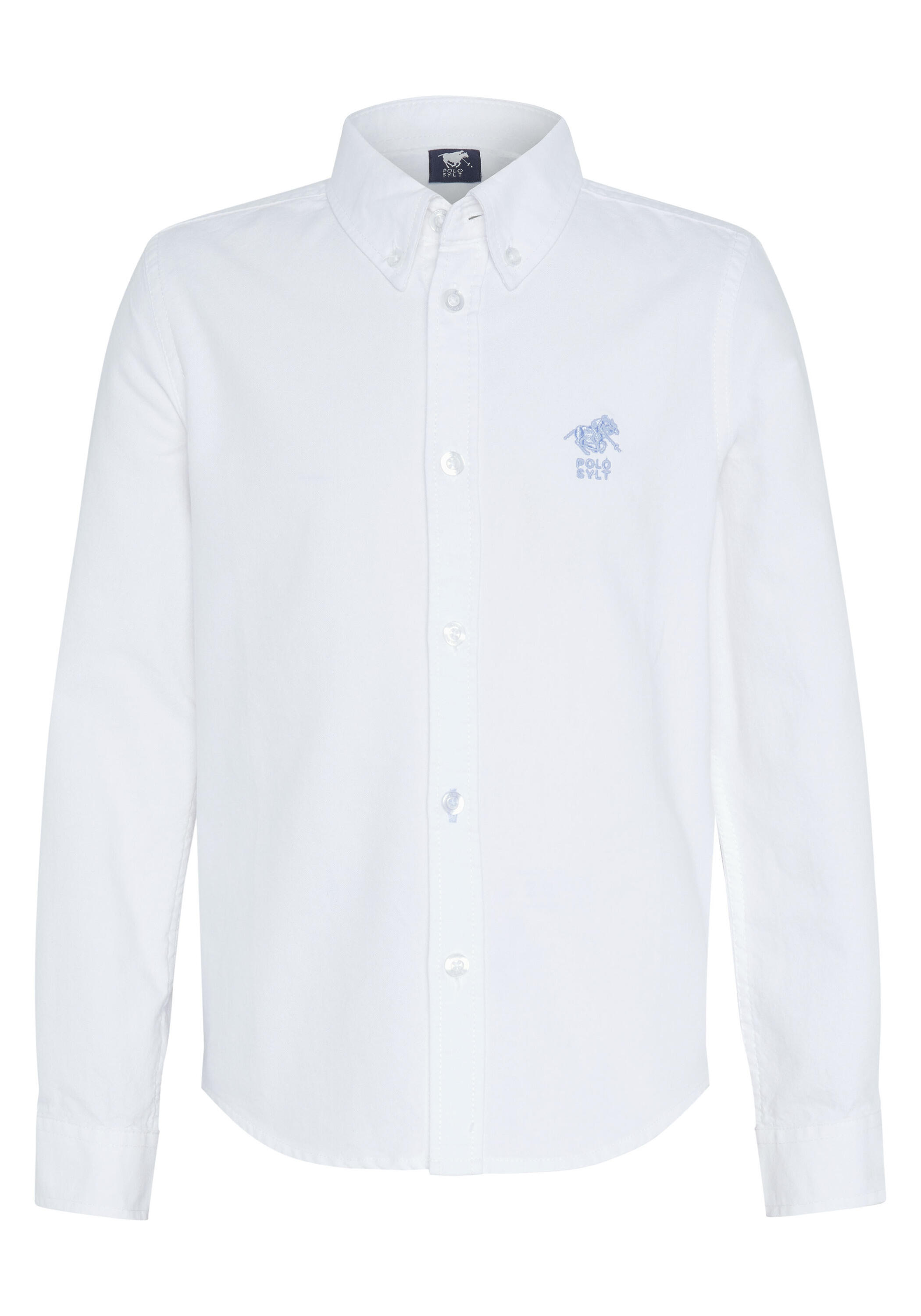 POLO SYLT Hemd mit geknöpftem Kragen und Logo-Stitching