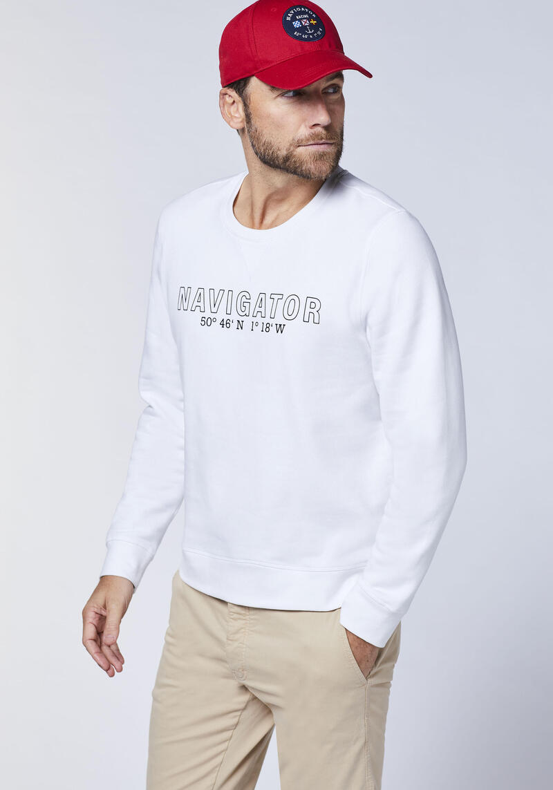 Sweatshirt mit Logo-Schriftzug