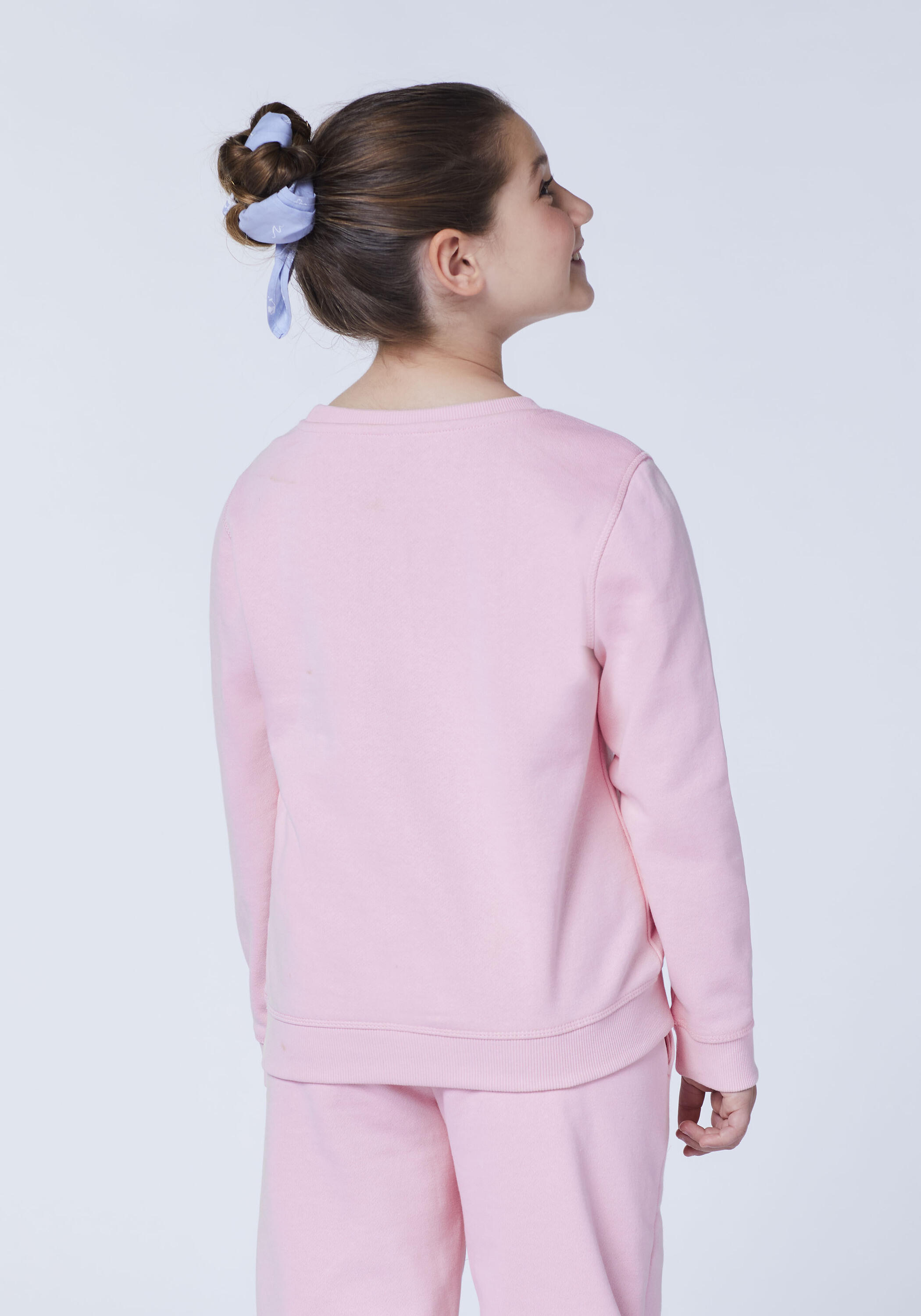 Sweater mit glitzerndem Labelprint