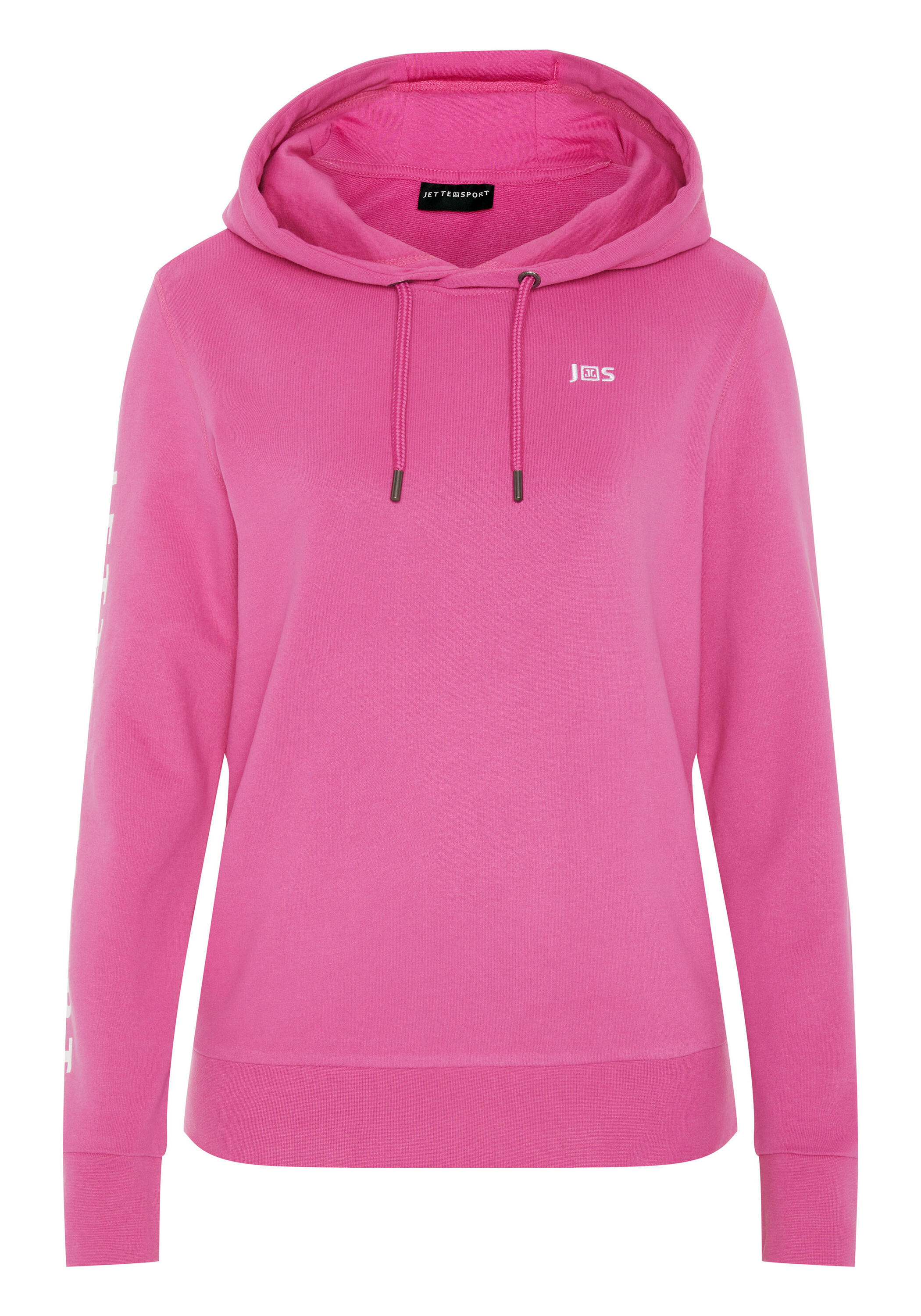 Kapuzensweatshirt mit kleinem Logodruck