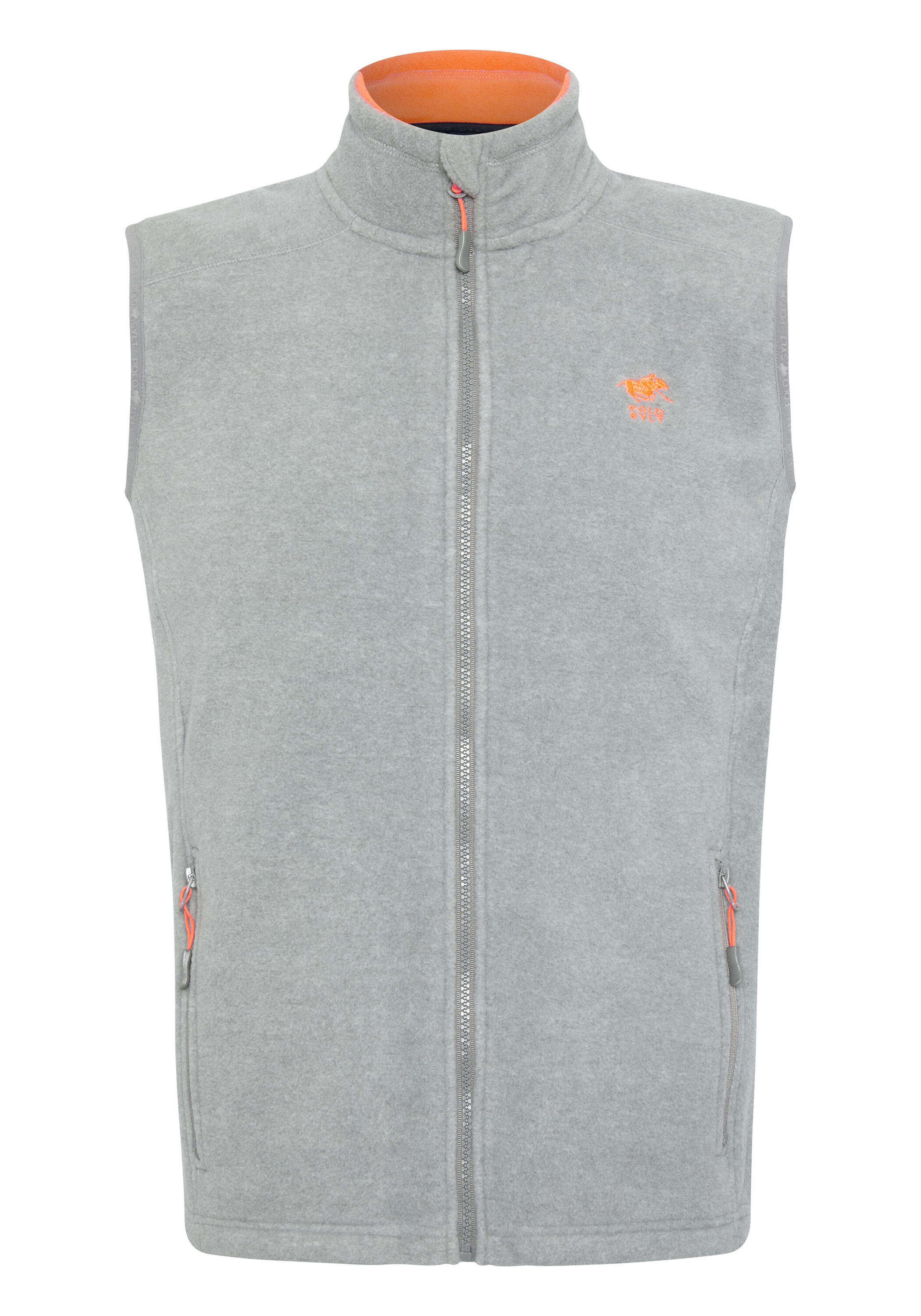 Fleece-Weste mit Label-Stitchings