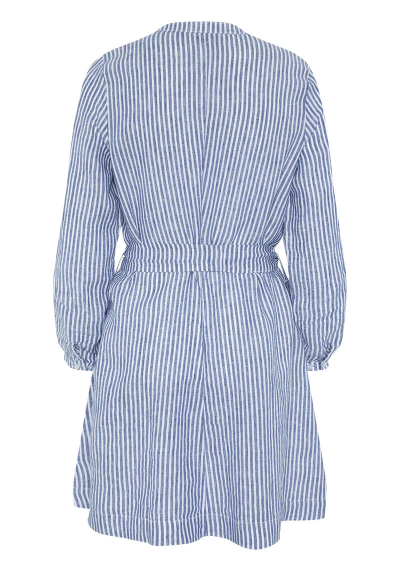 Kleid im Blusen-Stil mit Streifen