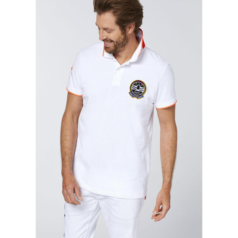 Poloshirt mit Logo-Akzenten