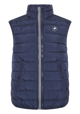 Steppweste mit Double-Zipper
