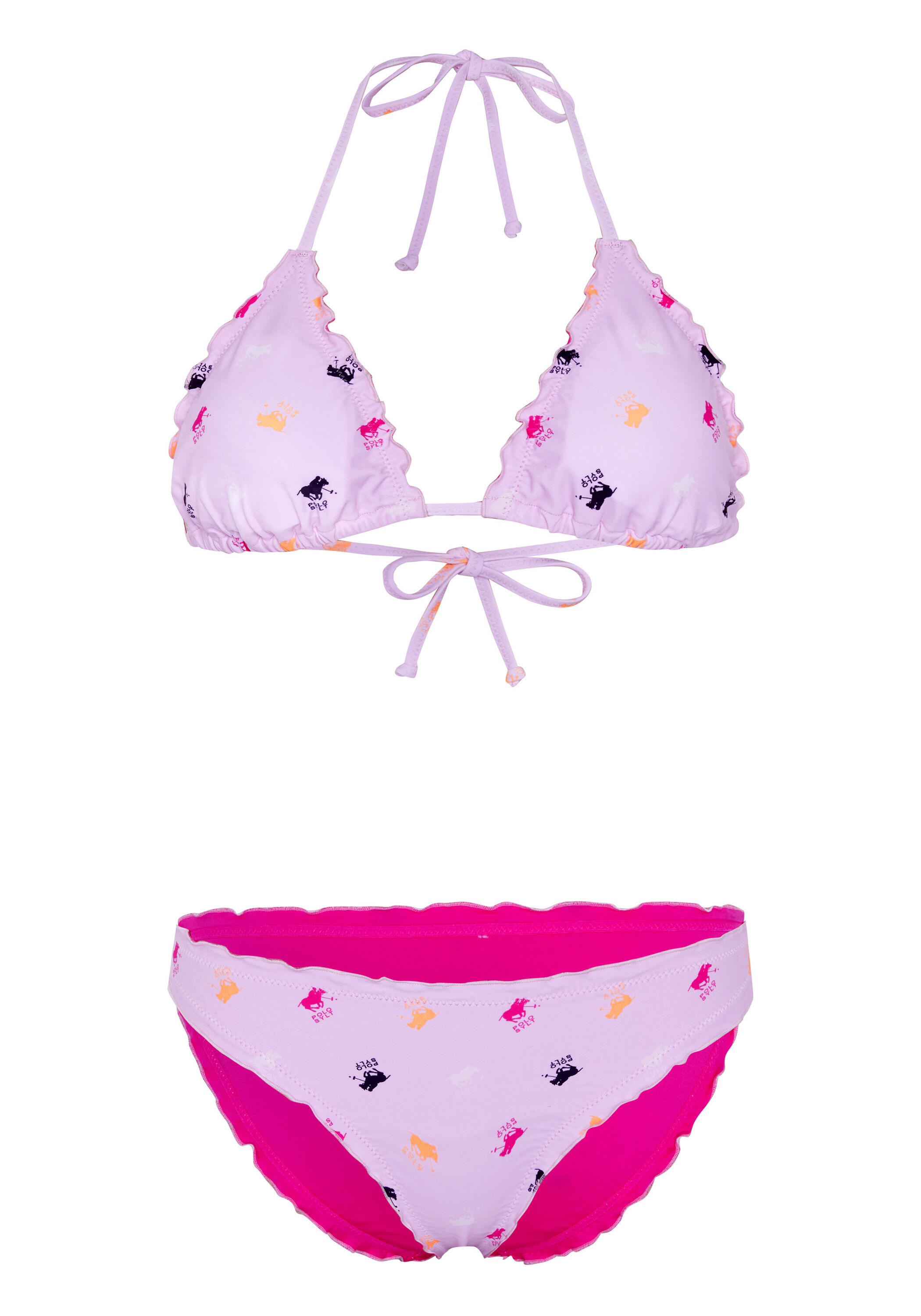 Bikini mit Allover-Muster