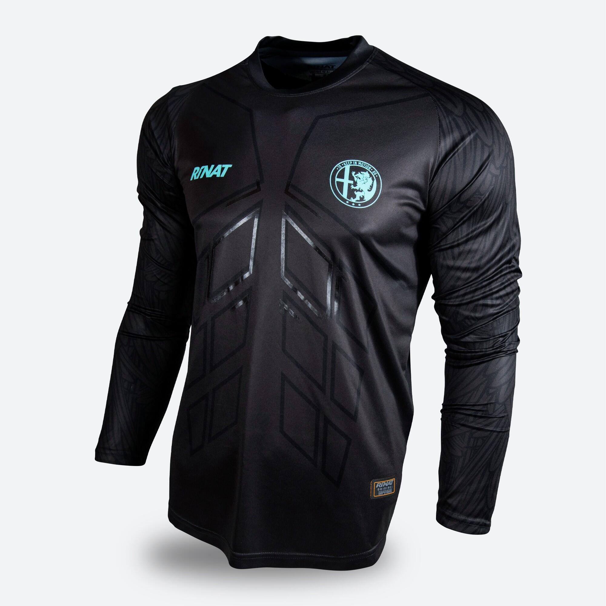 Maillot De Gardien De But Enfants Rinat Brave Black blue Aqua RINAT Decathlon