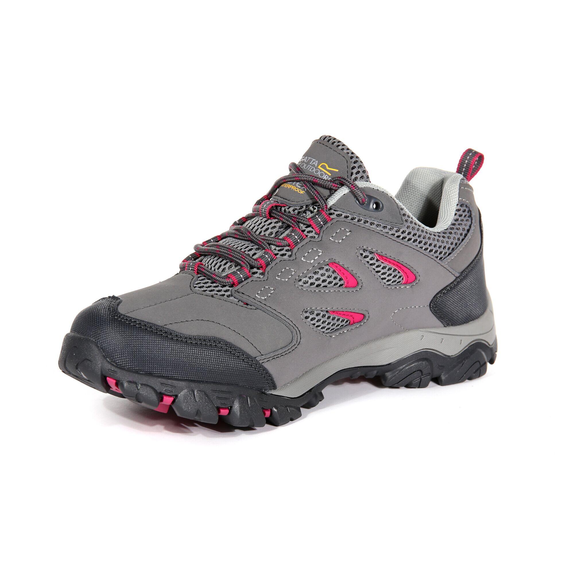 Lady Holcombe IEP Low Women's Hiking Boots - Steel Grey / Pink 4/5