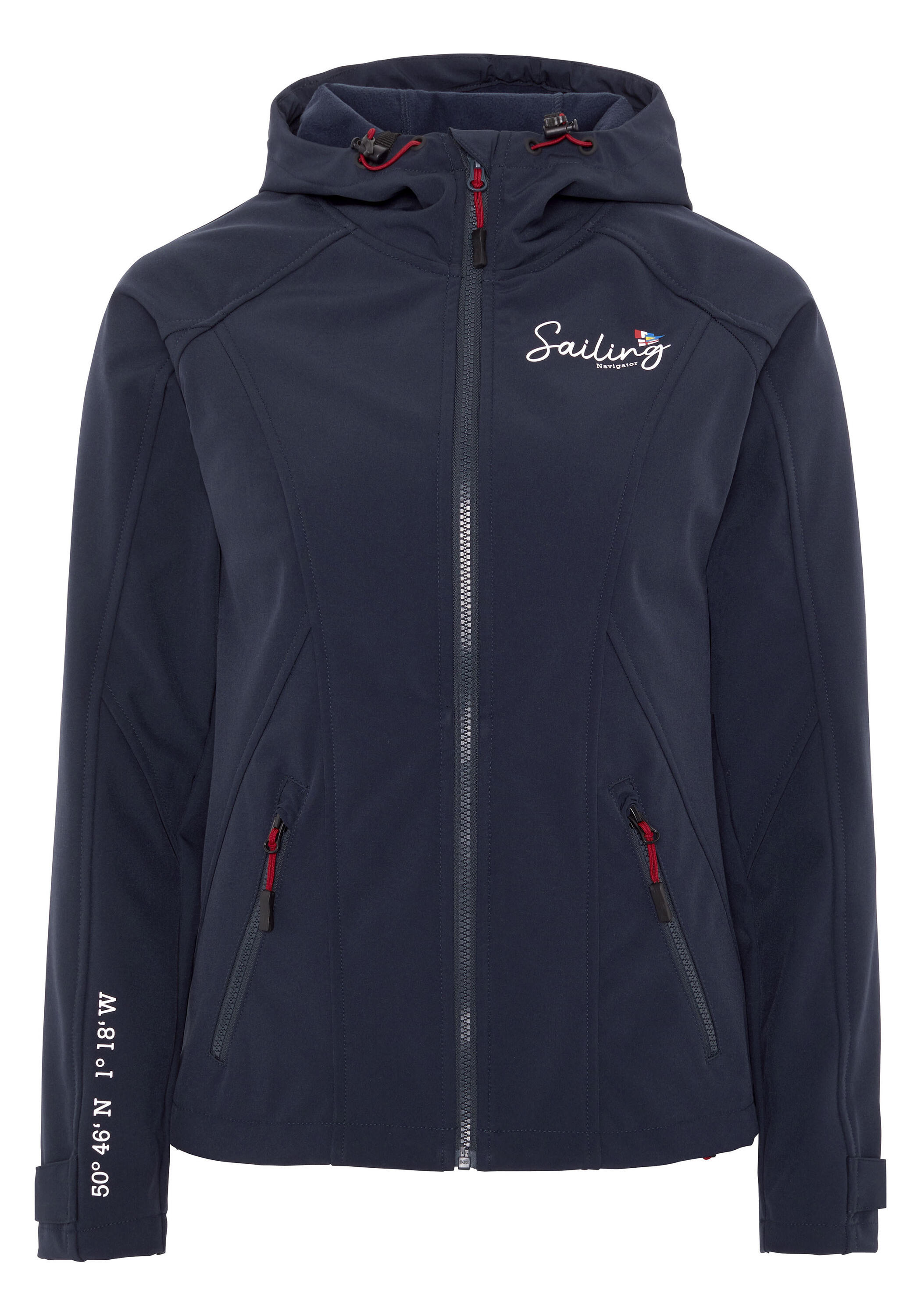 Softshelljacke in körpernaher Passform mit Kapuze