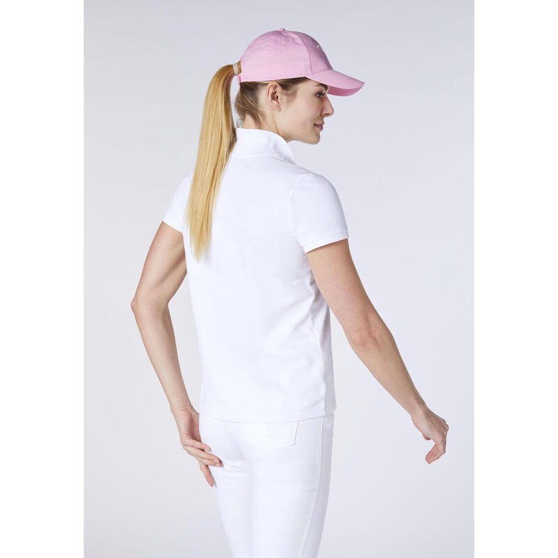 Poloshirt mit Label-Stickerei