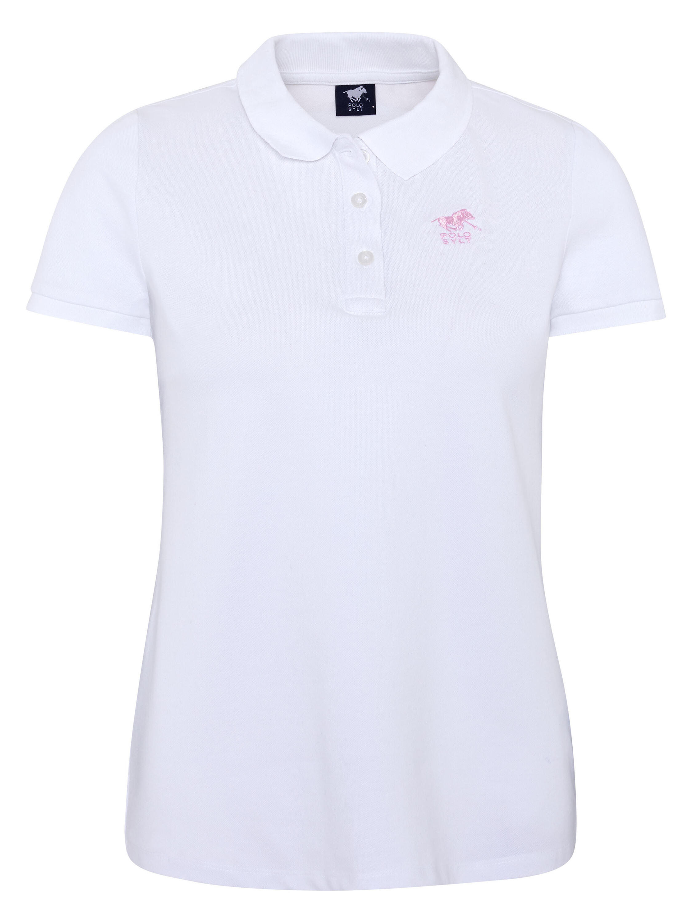 Poloshirt mit Label-Stickerei