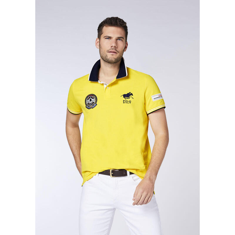 Poloshirt im Trikot-Look