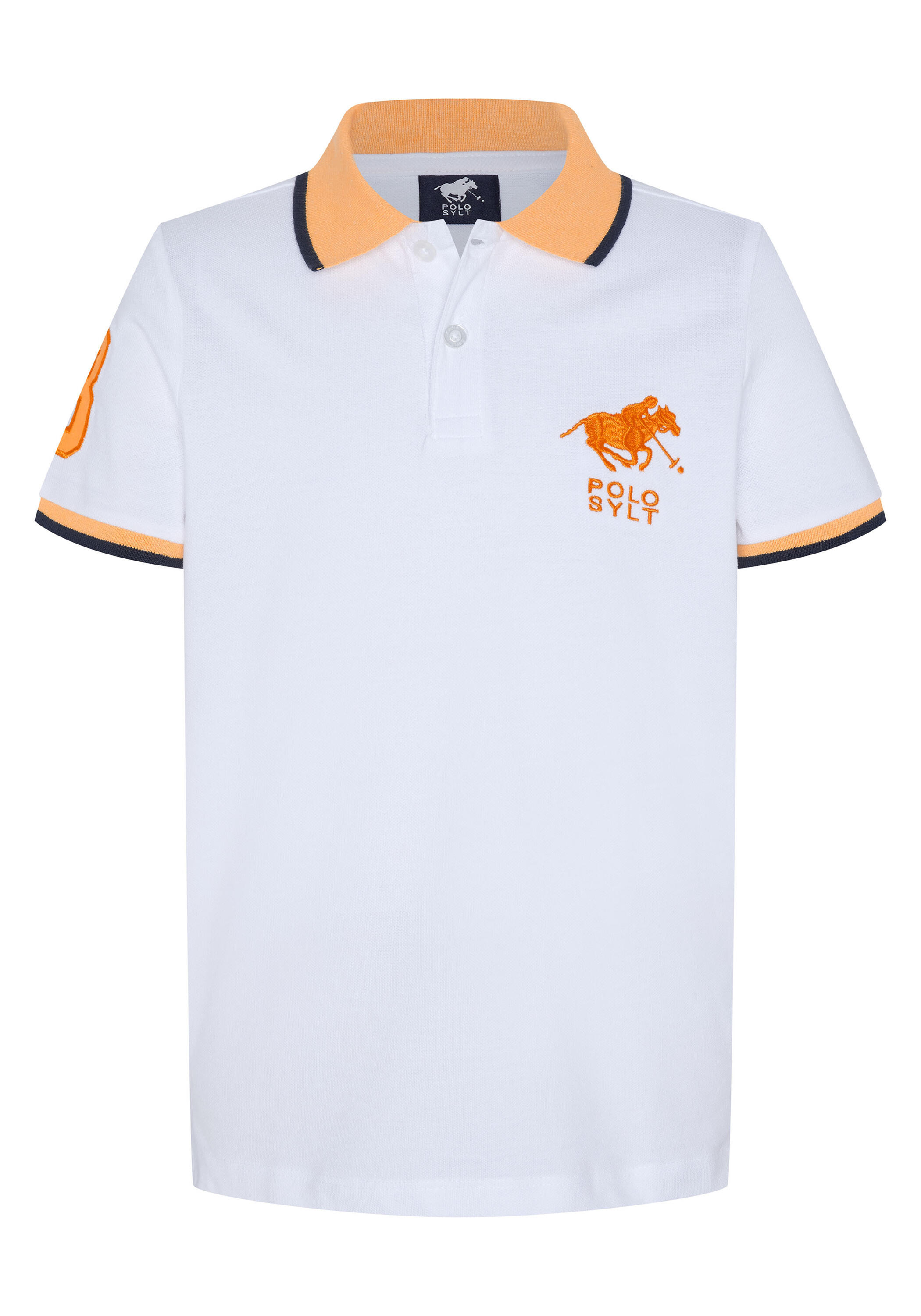 Poloshirt mit farblich abgesetztem Kragen