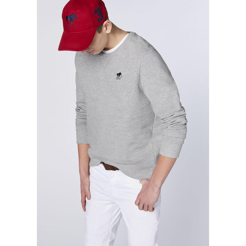 Sweater mit gesticktem Logo-Symbol