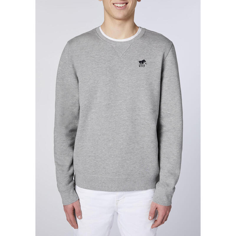 Sweater mit gesticktem Logo-Symbol