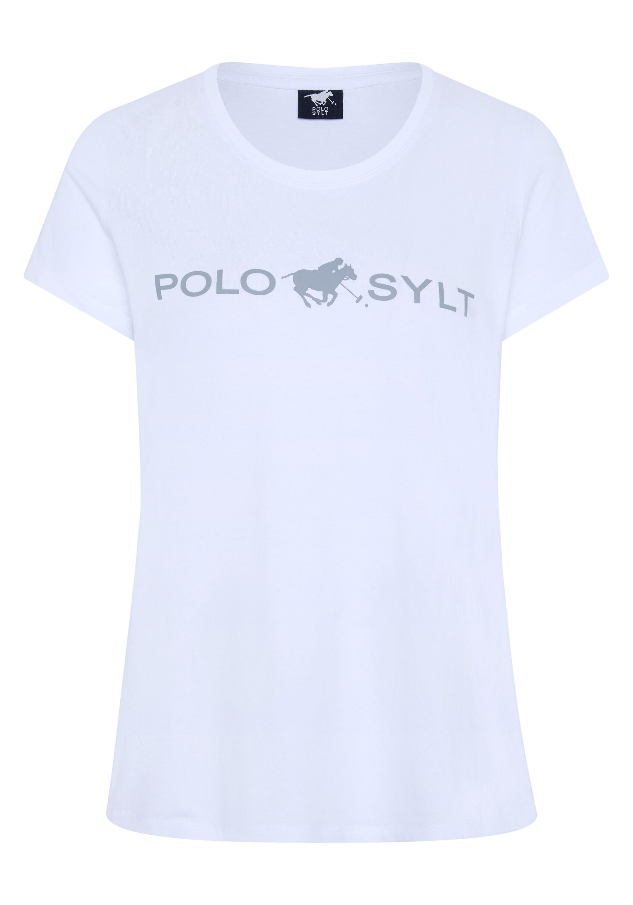 T-Shirt mit Labelprint