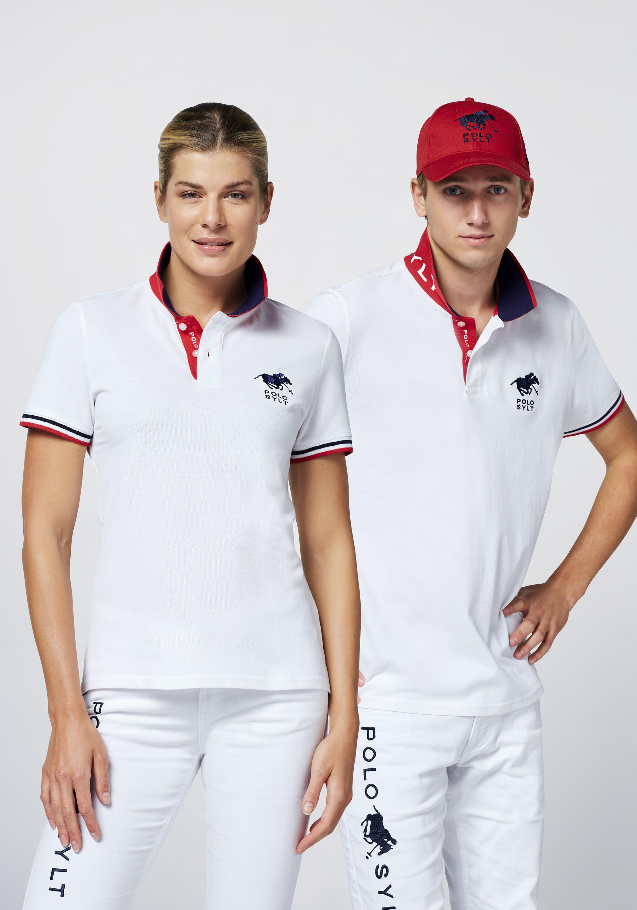 Poloshirt mit Kontrast-Akzenten