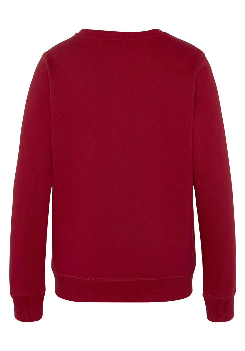 Sweater mit Label-Print