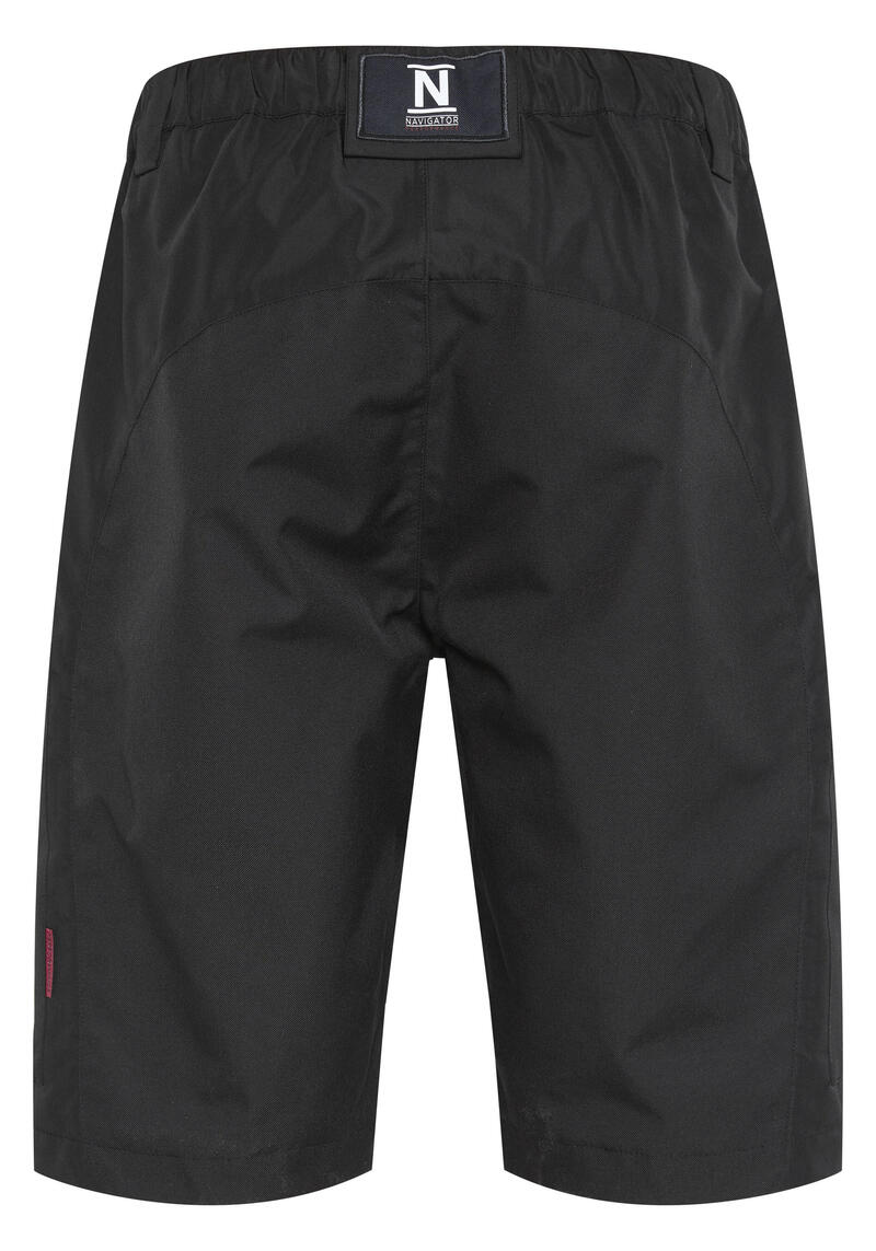 Segel-Shorts mit reflektierendem Koordinatenprint