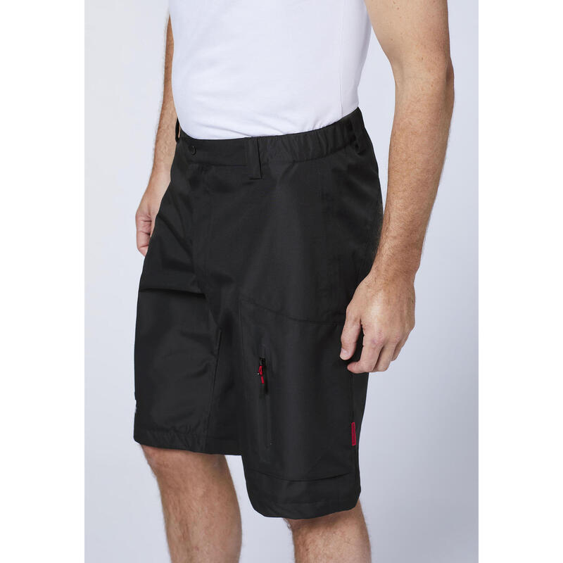 Segel-Shorts mit reflektierendem Koordinatenprint