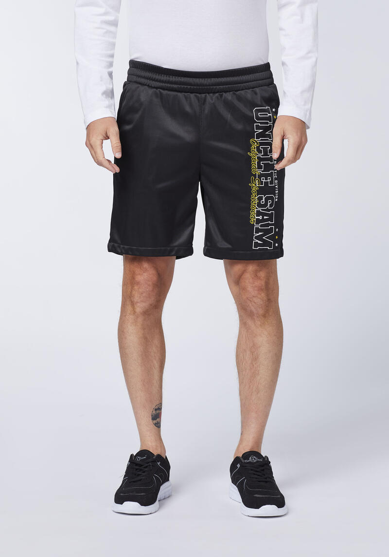 Sweatshorts mit seitlichem Logo-Druck