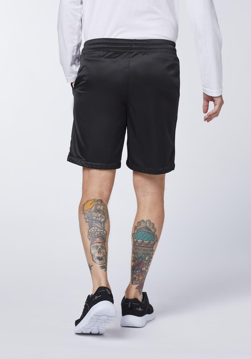 Sweatshorts mit seitlichem Logo-Druck