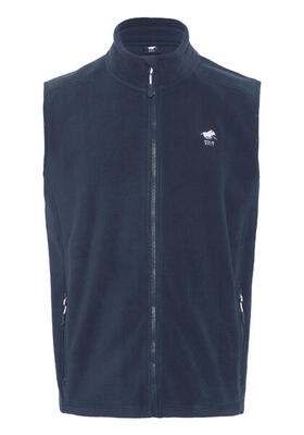 Fleece-Weste mit Label-Stitchings
