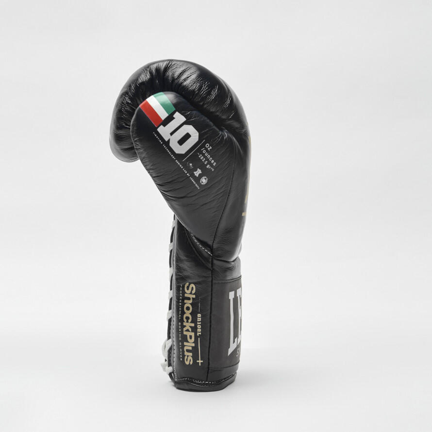 Leone1947 Luvas de Boxe SHOCK PLUS pretas 8oz 3/7
