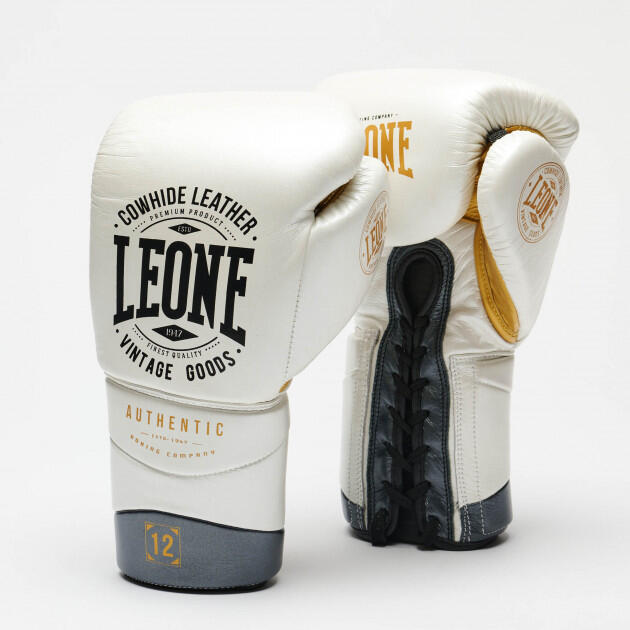 Guantes de Boxeo Leone1947 Authentic 2 blanco