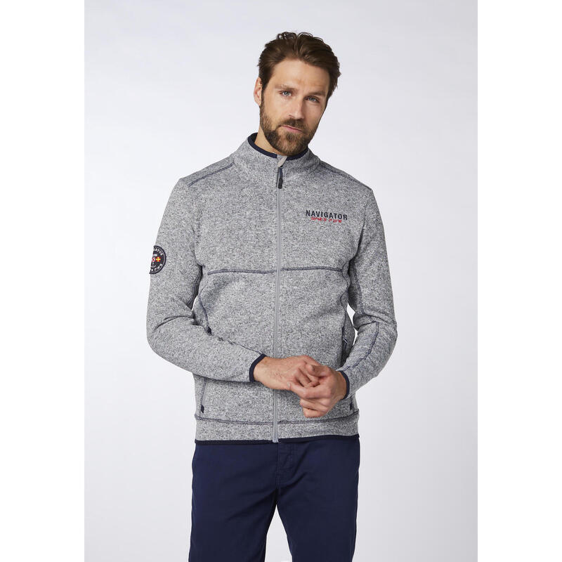 Sweatjacke aus weichem Fleece