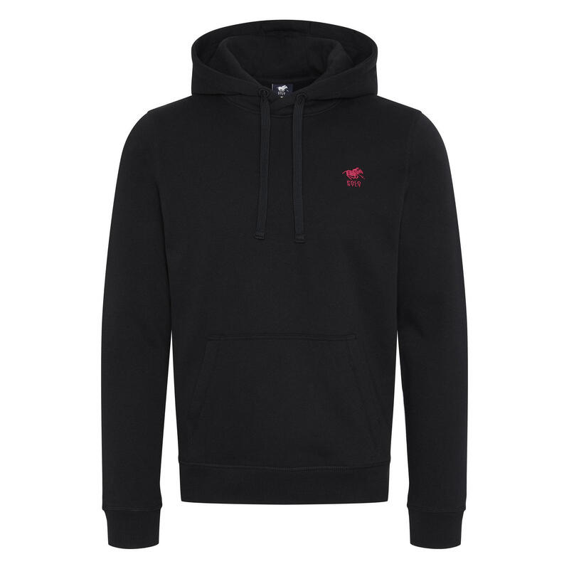 Hoodie mit gesticktem Label-Symbol