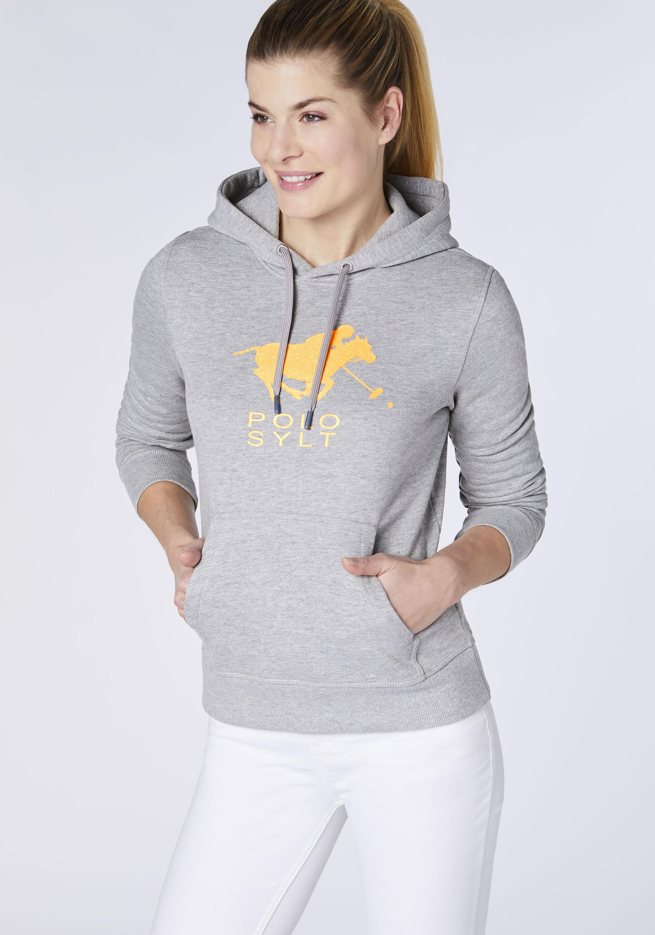 Hoodie mit Glitter-Motiv