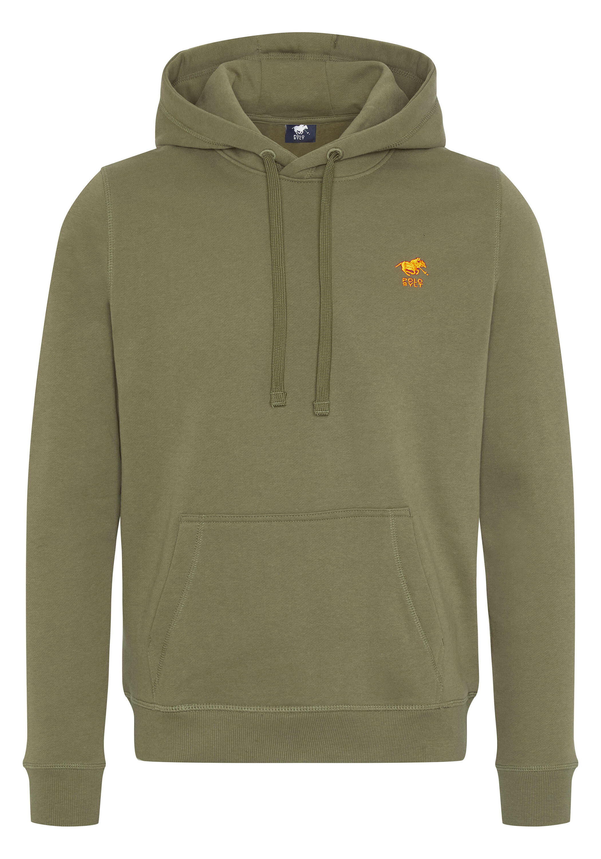 Hoodie mit gesticktem Label-Symbol