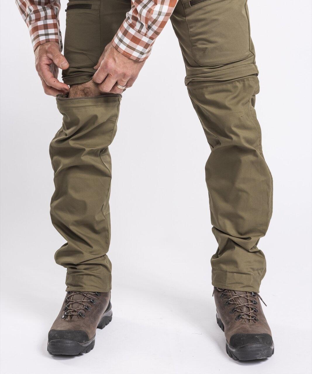Pinewood Finnveden Hybrid Zip-Off Trouser Herren (H.Olive) Größe 58 6/7