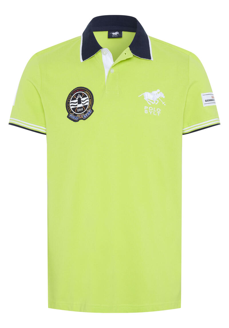 Poloshirt mit charakteristischen Logo-Details