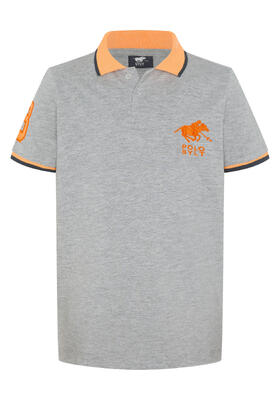 Poloshirt mit farblich abgesetztem Kragen
