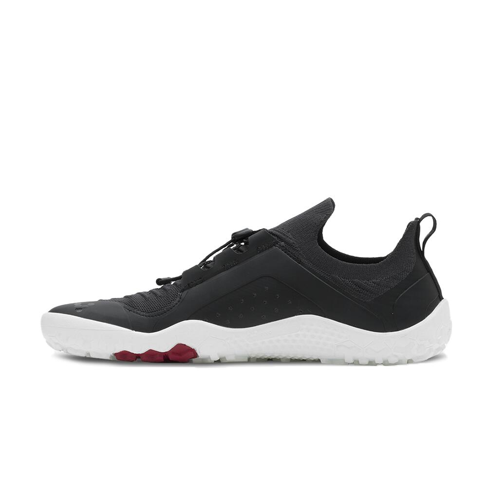 Vivobarefoot Primus Trail Knit Fg - Mens - Obsidian/White 5/7