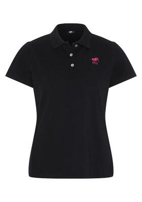 Poloshirt mit Label-Stickerei