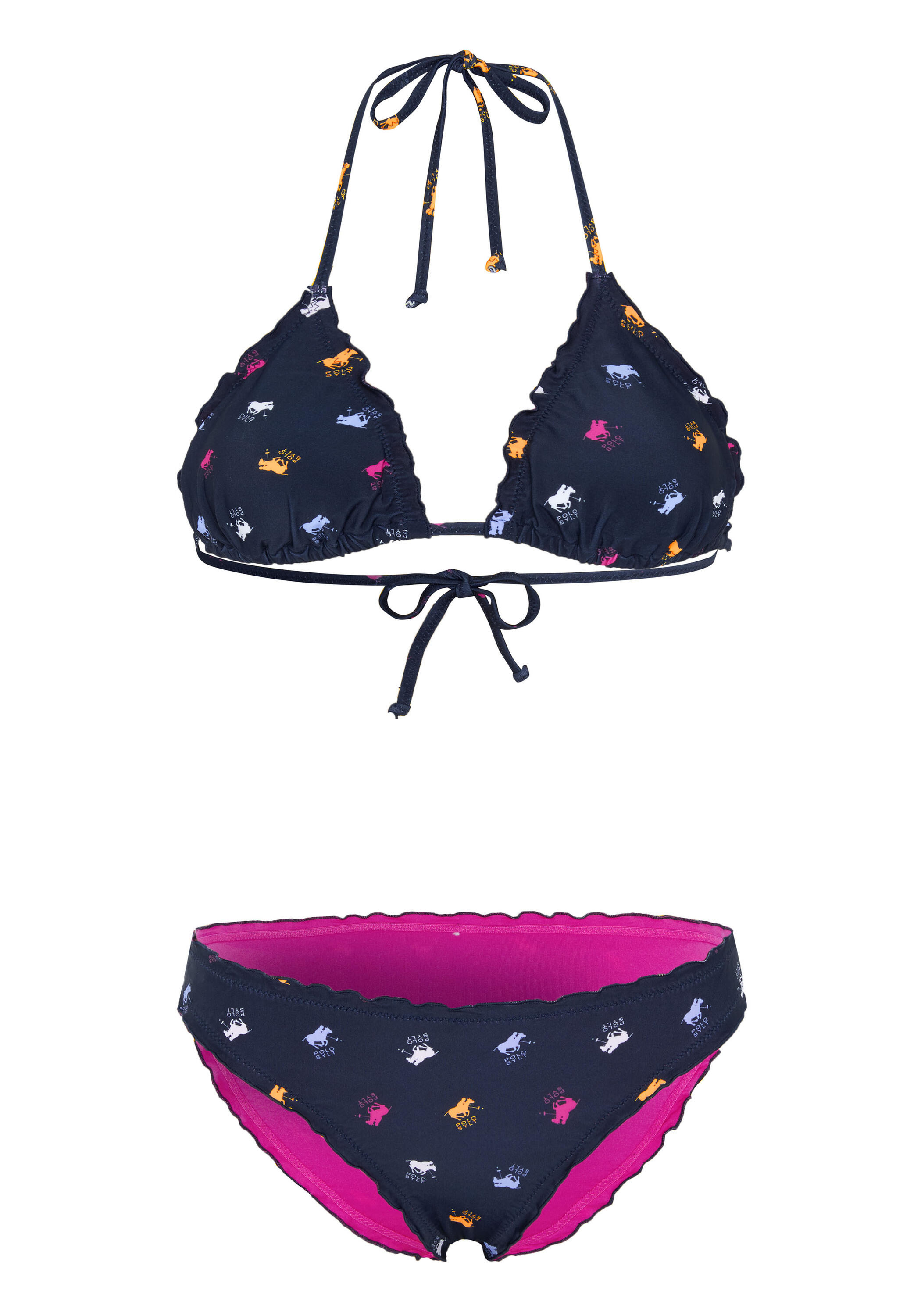 Bikini mit Allover-Muster