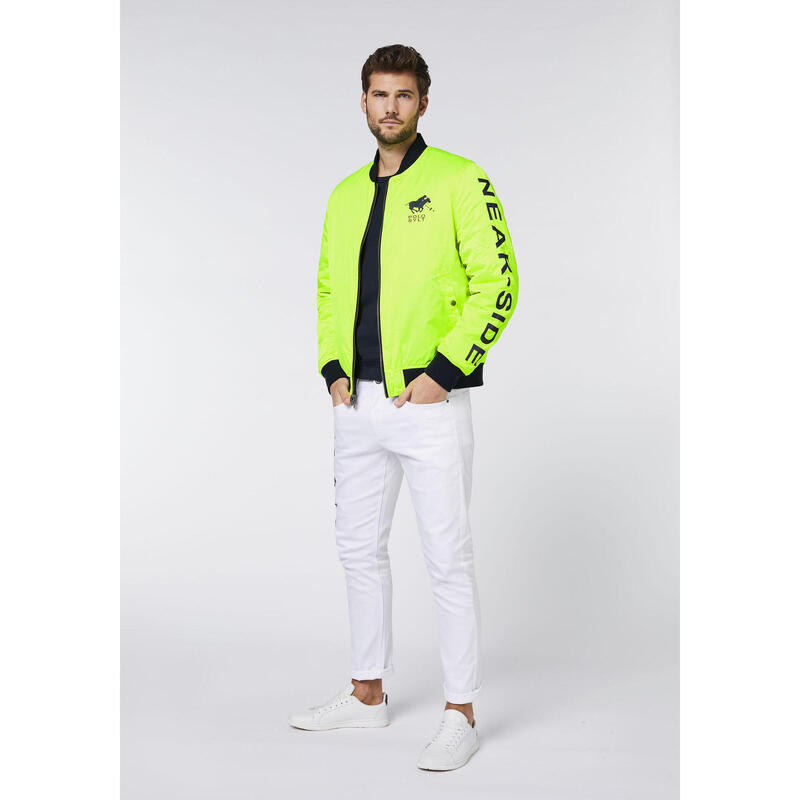 Blouson im Wende-Design mit Logo-Print