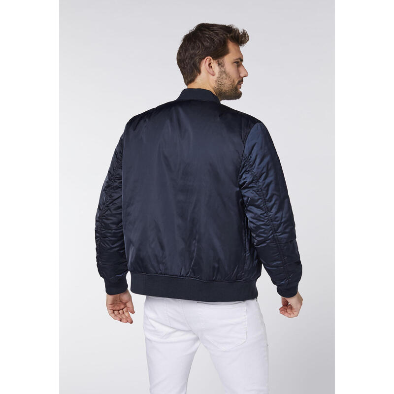 Blouson im Wende-Design mit Logo-Print